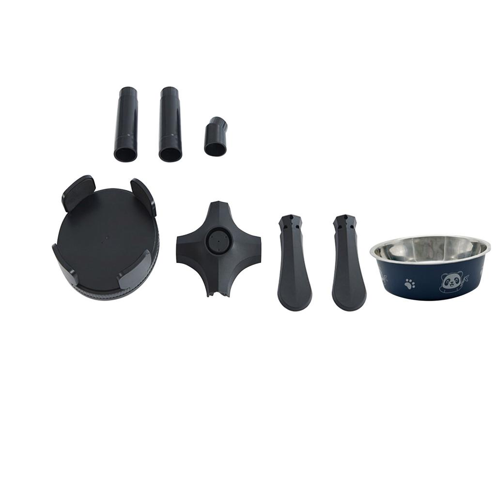 Hundenapfständer, umkippsicher, Futternapfständer für Hunde, verstellbarer, erhöhter Futternapfständer für einzelne Hunde, Futternapfständer für große und mittelgroße Hunde