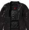 Honda Goatskin Size S Men's Double-Breasted Jacket, Brown, (0SYTZ-53E-TS)