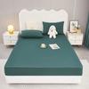 New Enclosed Waterproof Home Mattress Cover Soft Breathable Bed Cover for Single or Double Bed