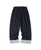 COMONINOZ W Check Rollup Pants [Navy]