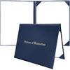 Imprinted Diploma Cover 8.5“X11” Graduation Diploma Holder Leatherette Padded Certificate Covers(Navy)