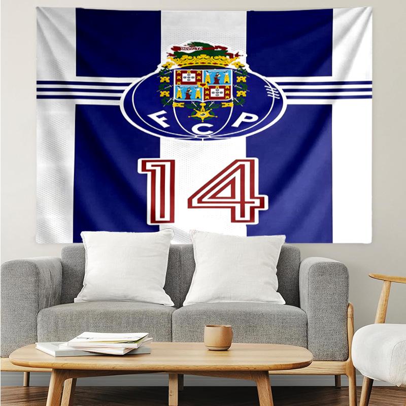 Fc Space Emblem Printed Printed Tapestry, for Bedroom,Livingroom, Dormitory, Large Wall Decor, Fabric Decor Fan Birthday Gifts
