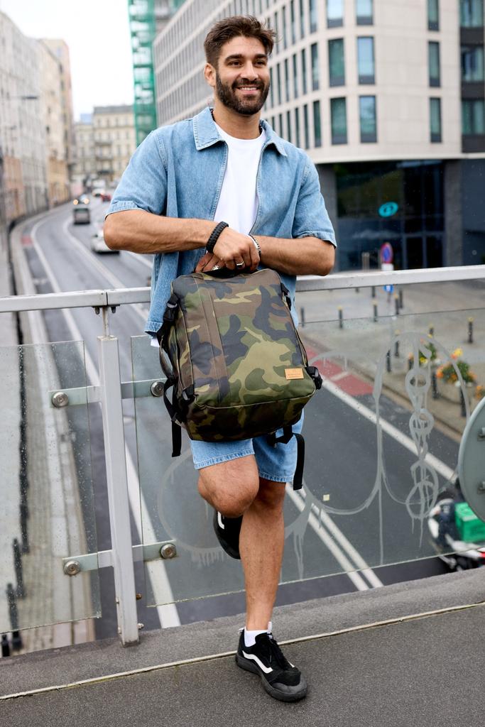 Grand sac à dos de voyage en polyester - Rovicky