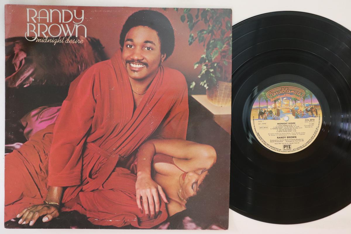 

LP Record RANDY BROWN Midnight Desire CCL2010 CHOCOLATE CITY 1980 UK SoulFunk Used
