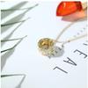 Premium luxury gold wild ring zircon pendant fashion classic  silver transfer bead zircon necklace wedding party jewelry gift