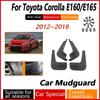 Car Wheel Fender For Toyota Corolla E160 Axio Hybrid E165 2014~2018 Antifreeze Mud Guards Flap Flares Splash Mudflap Accessories