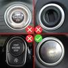 3D Sticker Emblem DecorCar Ignition Switch Start Button Cover For Mercedes Benz S205 C205 X253 W176 W213 W117 W205 GLA GLS