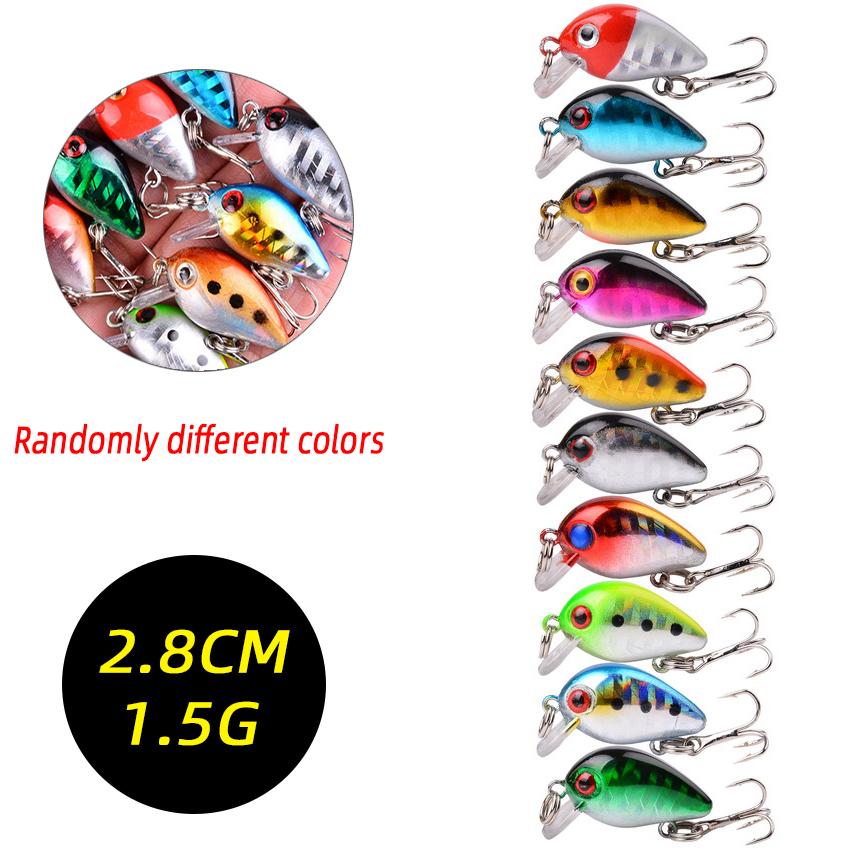 Random Fishing Lure Set High Quality Swimming Bait Minnow Mini Crank Wobble Bait Crankbait Artificial Bait