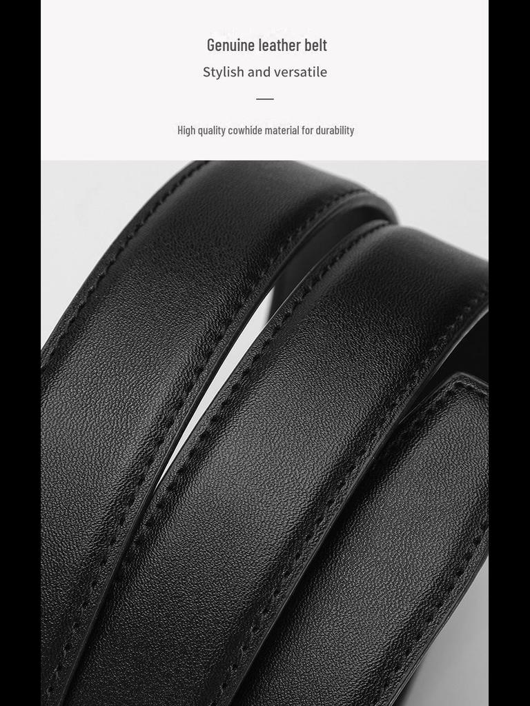 Dámský opasek z pravé hovězí kůže v retro vyřezávaném stylu - jednoduchý literární styl pro běžné nošení v džínách