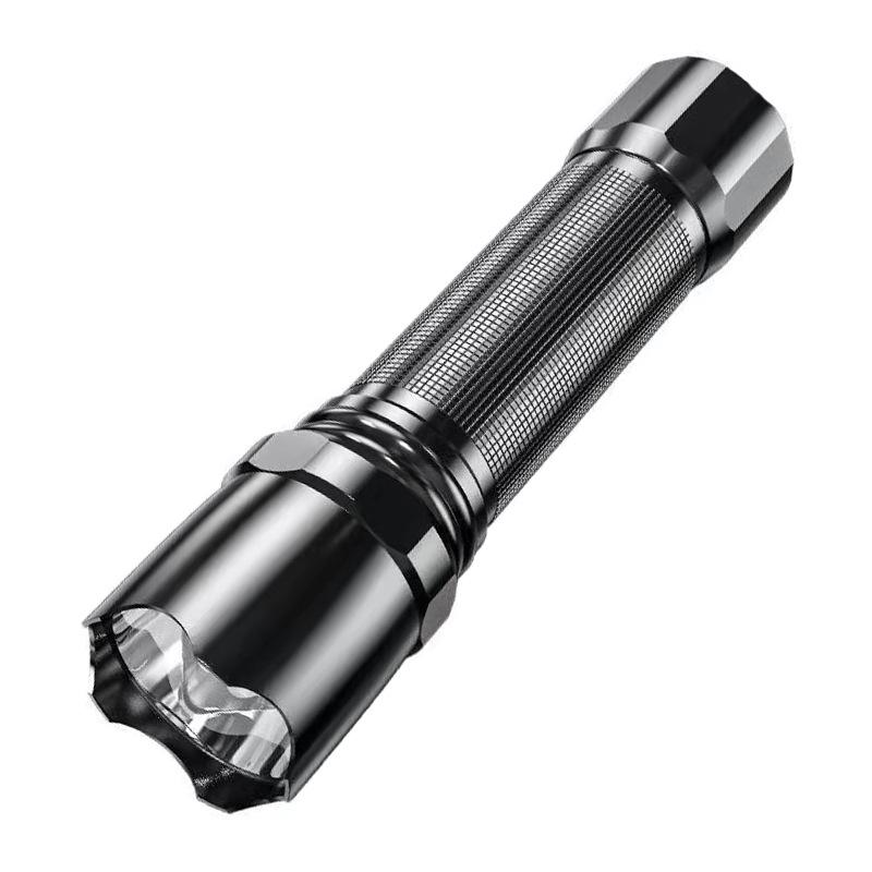 Mini COB Flashlight: USB Rechargeable, Bright Outdoor Light with Plastic Casing