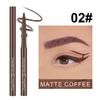 Matte Lying Silkworm Eyeliner Gel Pen Impermeabile Asciugatura Rapida Rosa Marrone Ultra Sottile Eye Shadow Pen Trucco Anti-Macchia