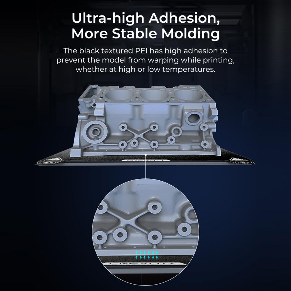 Creality K1 PEI Build Plate Kit 235x235mm Platformă de imprimare cu rezistență excelentă la căldură Ușor