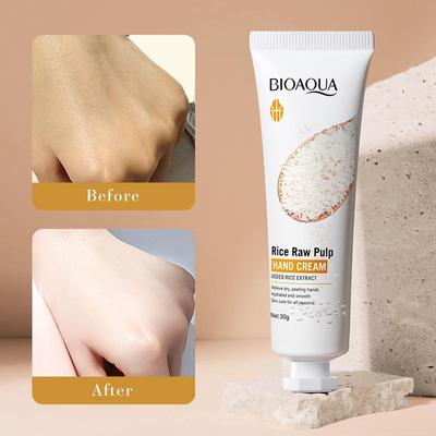 Rice Puree Hand Cream Feuchtigkeitsspendende Herbst- und Winter-Feuchtigkeitscreme gegen Austrocknung