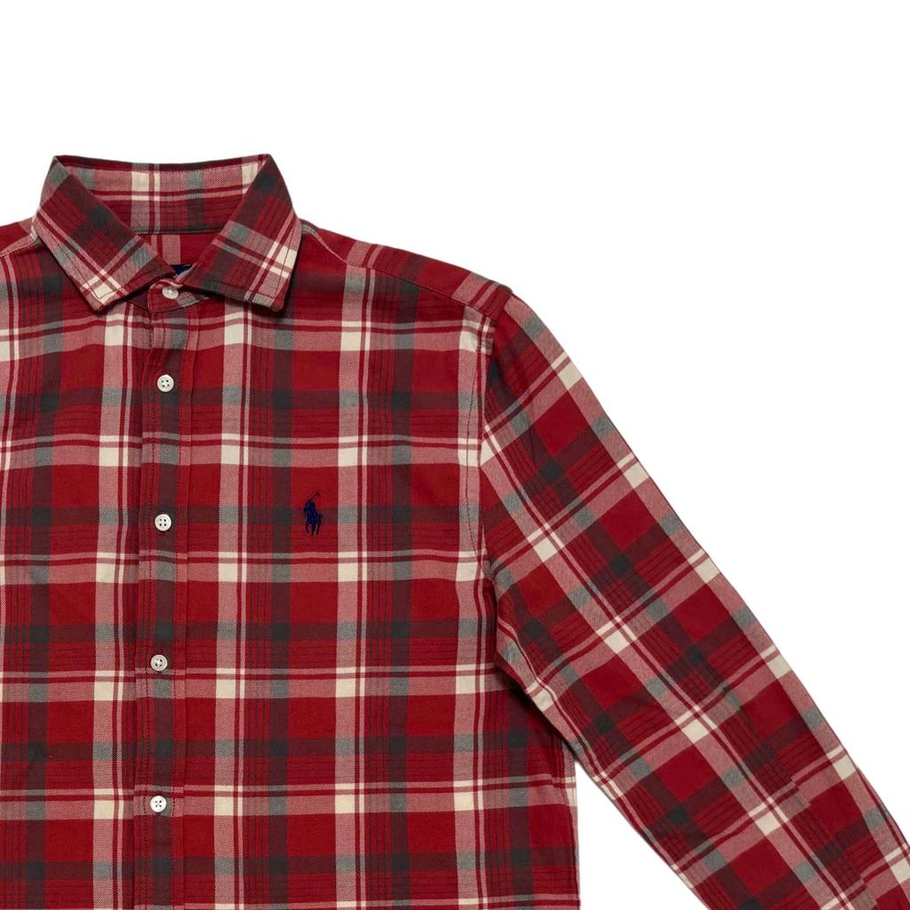 Polo Ralph Lauren Plaid Print Single-Breasted Long Sleeve Shirt Women shirts 211950005-002