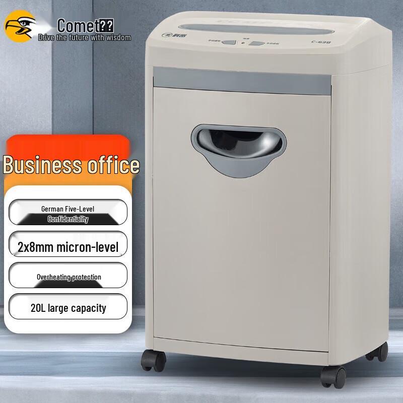 

Comi Level 5 High-Security Office Paper Shredder CN plug (adapter included)