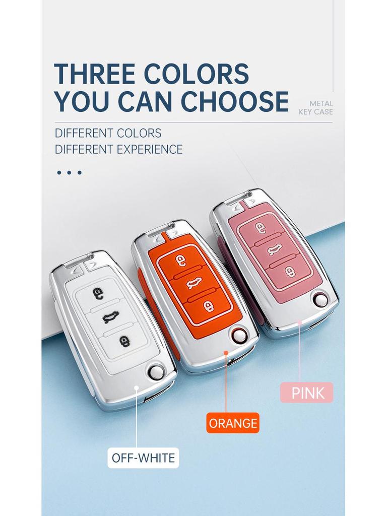 Volkswagen Key Case for Sagitar, Bora, Tiguan, Tayron, Passat, Jetta, Lavida, and Lingdu Models