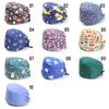 Accessories for Home Cotton Print Caps Fluffy Hat Floral Bouffant Scrub Cap