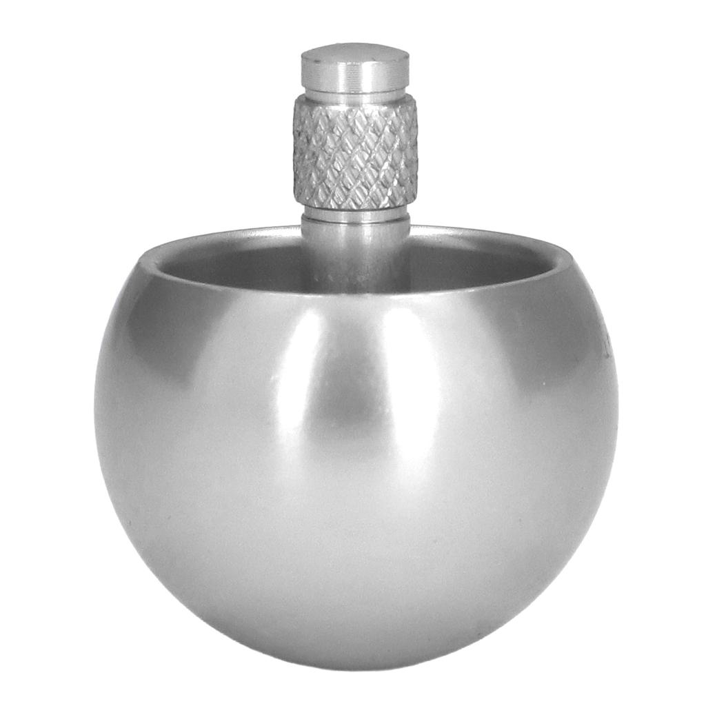 2pcs Gyroscopes Stainless Steel Automatic Flip Mushroom Shape Exquisite Metal Top with Storage Bag