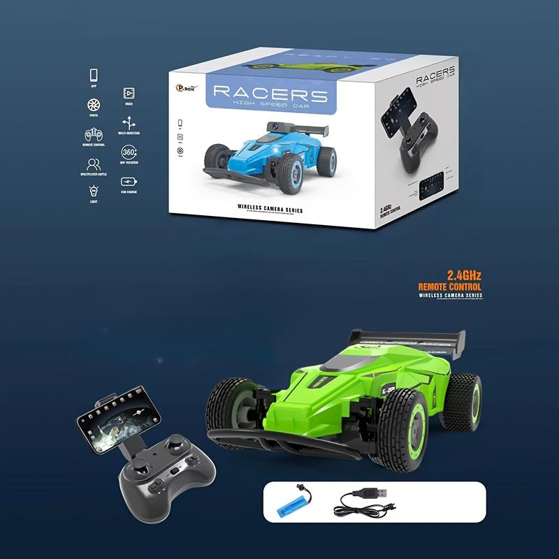 2.4GHz Remote Control Racing Car with Camera, LED Lights, Boxed Set Includes Controller Battery Charging Cable