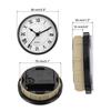 Uxcell Quartz Clock Insert  Round Quartz Movement Miniature Clock Fit 78mm/61mmDiameter Hole for Replacement Home 1/2 Pcs