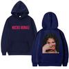 Rapper Nicki Minaj New album Double Sided print Autumn Winter Hoodie Men women vintage hip hop pullover Unisex Fleece streetwear