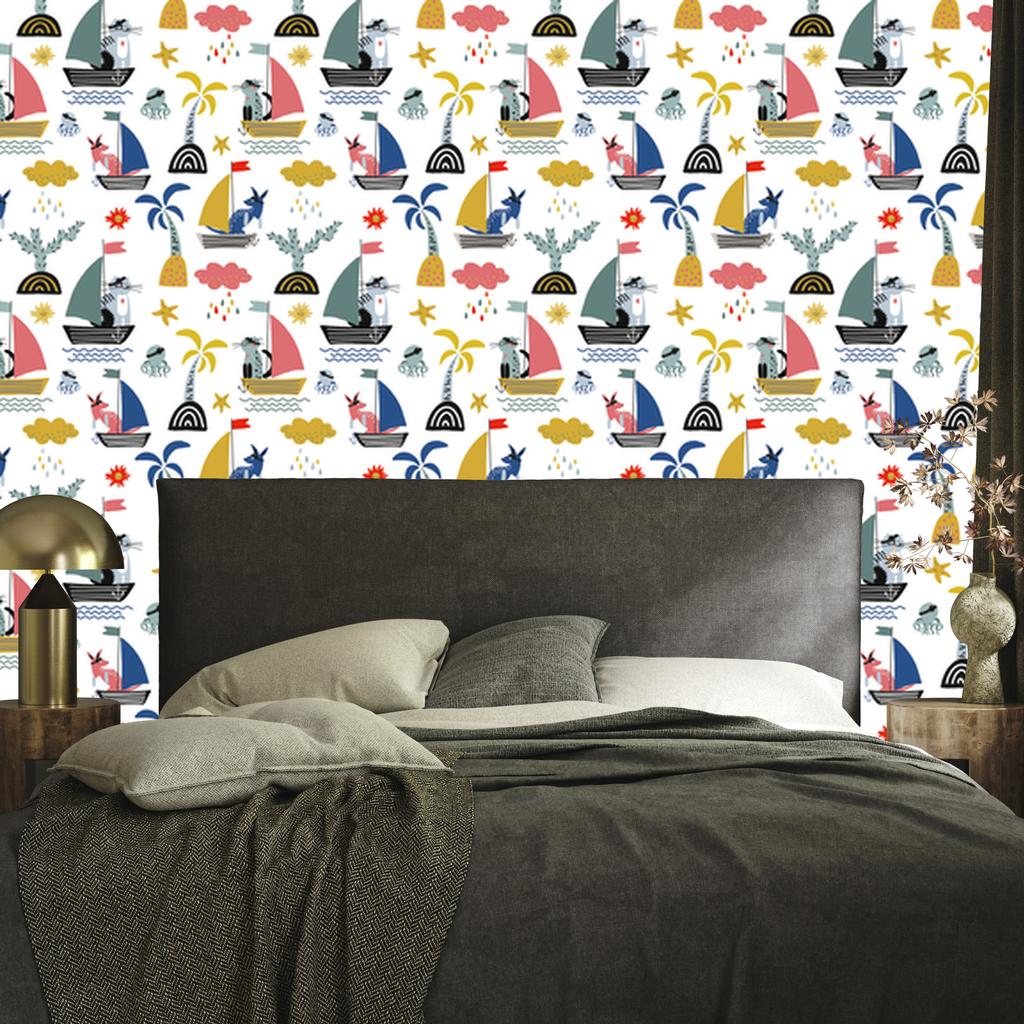 Pirates wallpaper for living room and bedroom 50x1000