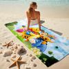 1Pc Winnie Pooh Friends Beach Towel, Quick Dry, Multi-Use for Beach Pool Gym Yoga Home Travel, Christmas, Halloween, Xmas Gift M928444