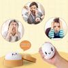 Dumpling Stress Balls Fidget Sensory Toy Simulation Food with Little Steamer Squeeze Dough Ball Stress Relief Hand Toy