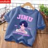2025 Sommer Kpop Dämonenjäger T-Shirt Kinder Cartoon Anime Meme Druck Kleidung Rundhals Basic Jungen Oberteile Lässige Hemden Geschenk
