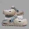 Fashion Slip-resistant House Slides Walk Around Home Male Slipper Indoor Men's Shoe Hole Clappers 2024 Casual Summer Sale Fashion Trend