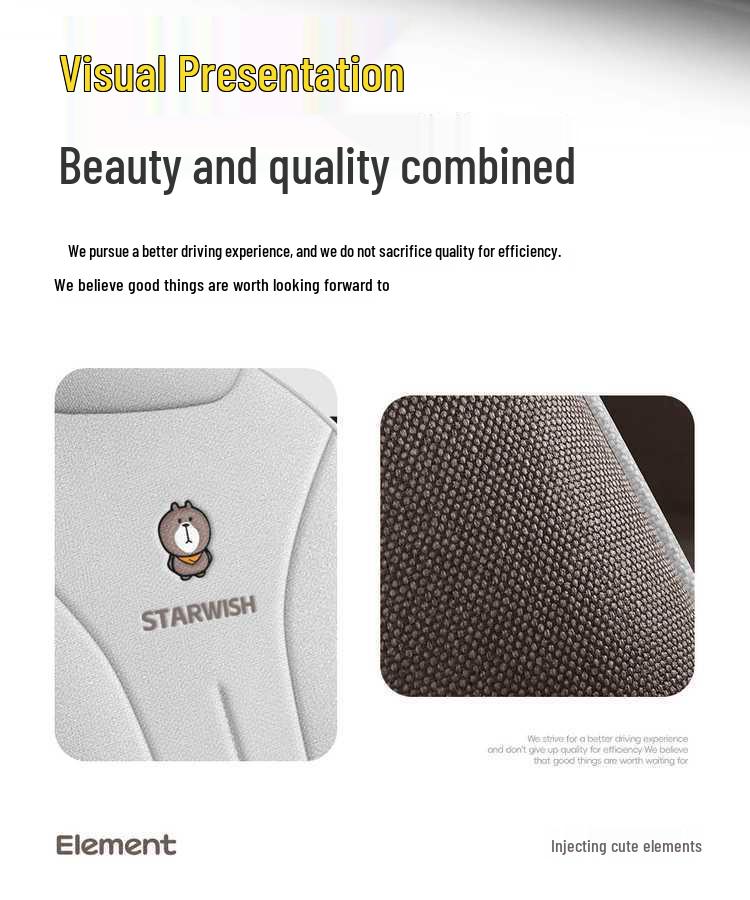 Geely Xingyuan Universal Seat Covers: Full Coverage, All-Season Car Seat Cushions for Interior Decoration.