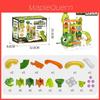 Dinosaur Track Marble Run Building Set With Diy Assembly For Kids Ages 3 To 6