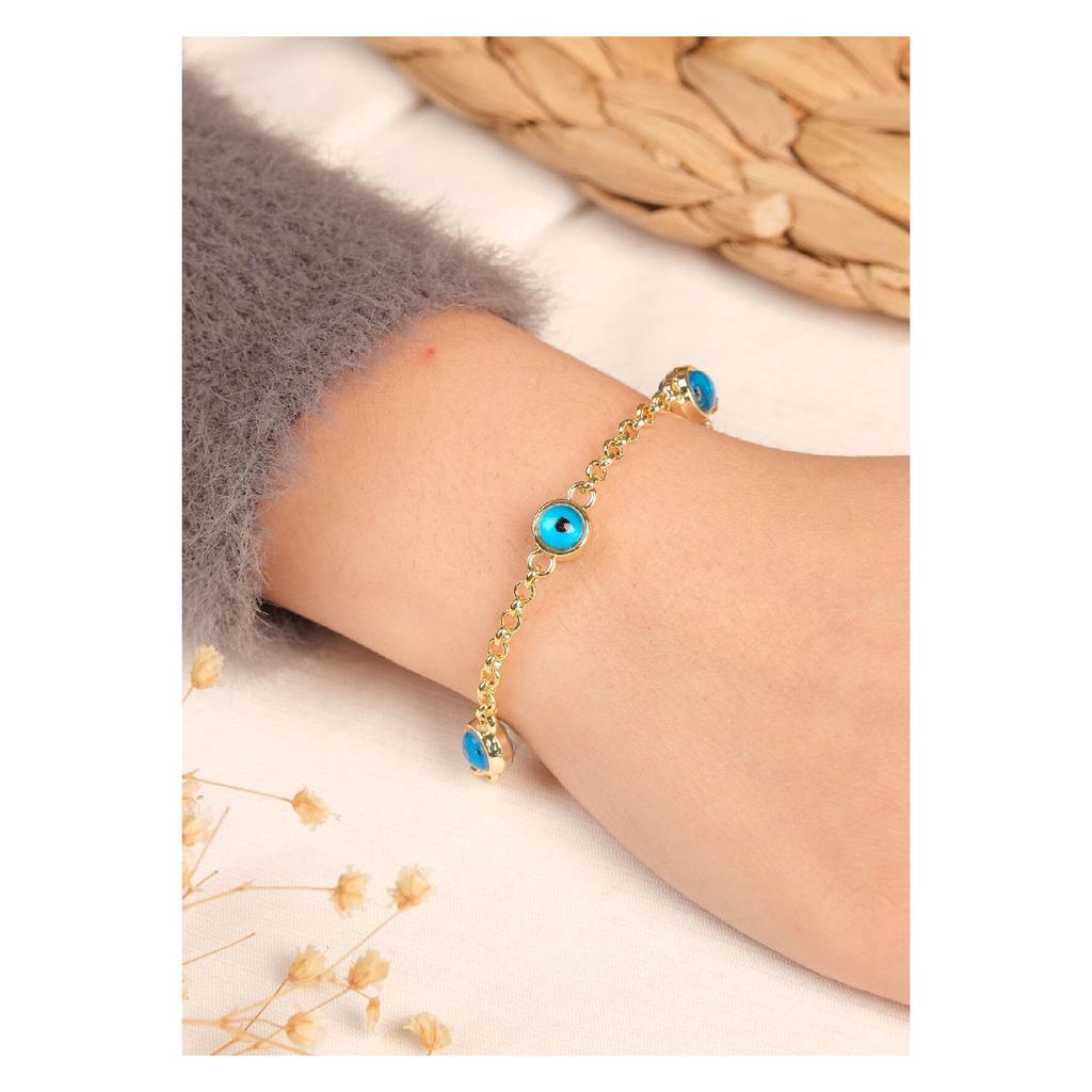 Vergoldetes massives Damenarmband