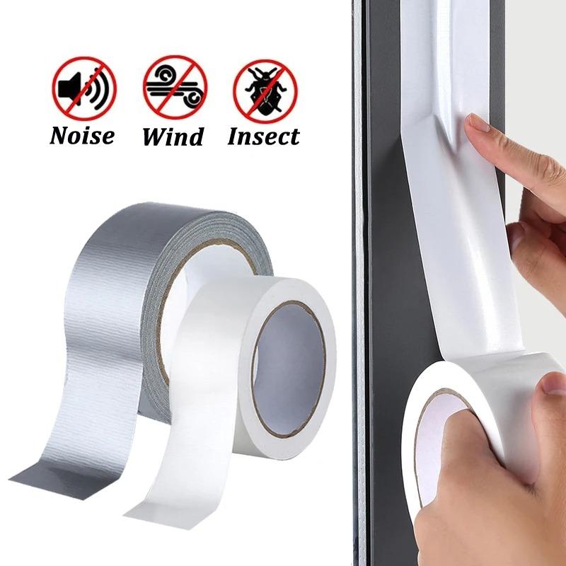 1pc 5/10/20m Window Sealing Tape Self Adhesive Seam Sealing Strip Strong Dustproof Waterproof Duct Tape Door Weather Stripping