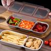 2 Pack Divided Meal Preps Container With Secures Lid Odor Resistant Dishwasher Safe Steel Snacks Box Lunch Organizers