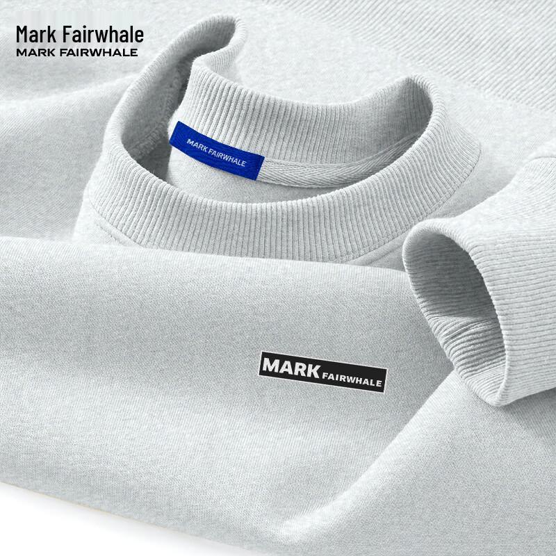 MARK FAIRWHALE Men's Heavyweight Round Neck Sweatshirt