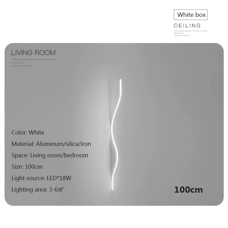 Modern Creative LED Wall Lamp For Bedroom Bedside Dining Living Room Lamp Background Wall Sconce Staircase Aisle Wall Lighting