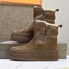 Thick-soled Snow Boots Women's Winter New Velvet Thickened Large Cotton Shoes Warm Short Boots Martin Boots