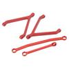 RC Chassis Links Steering Tie Rods Aluminum Alloy Upgrade Parts for FMS FCX24 1Celsius24 Crawler