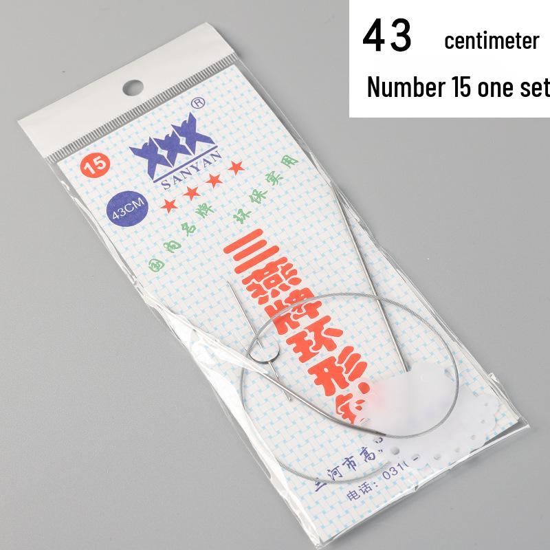Full Set Stainless Steel Circular Knitting Needles for Sweaters