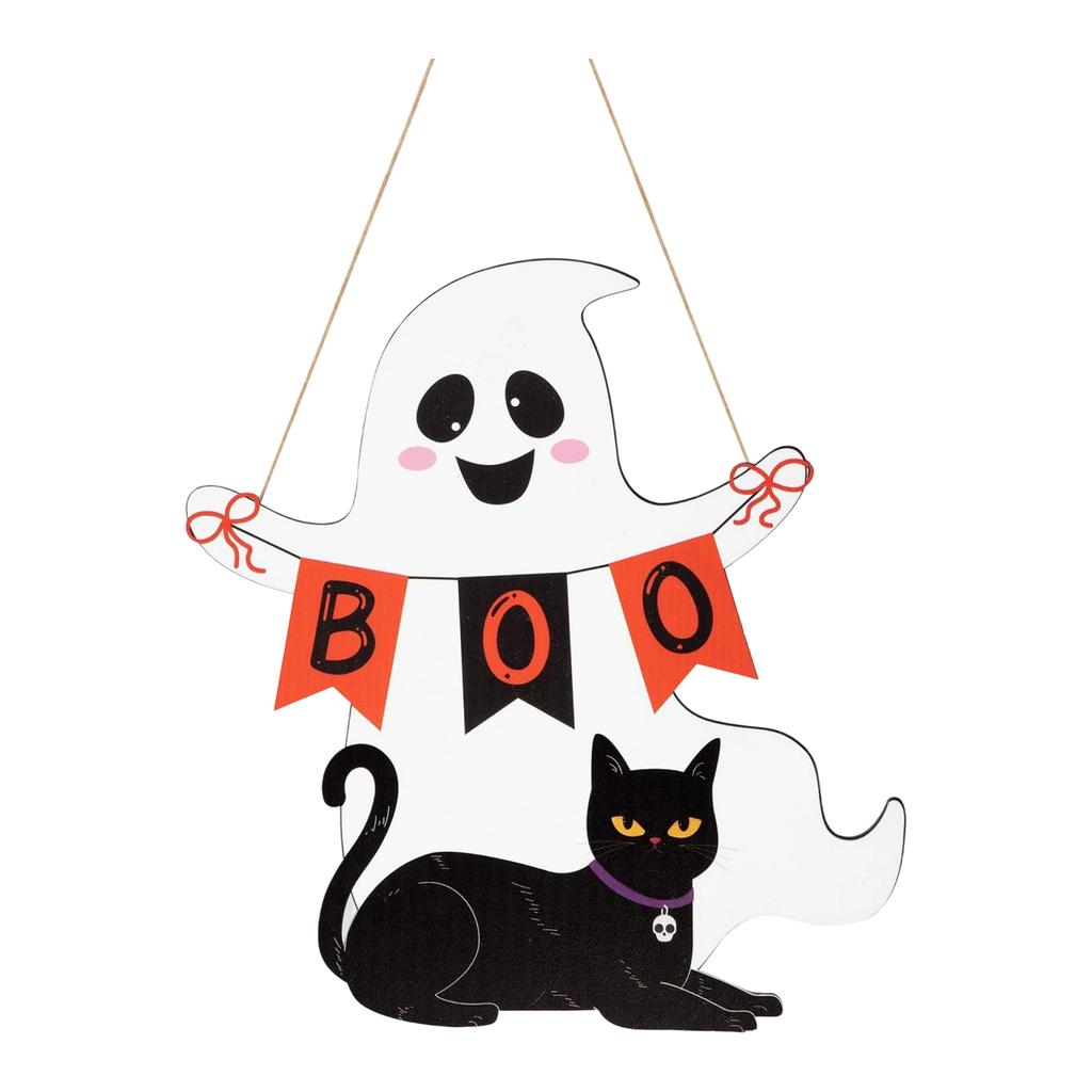 Halloween Pumpkin Wooden Craft Pendant Holiday Party Decoration Doorplate Ornaments