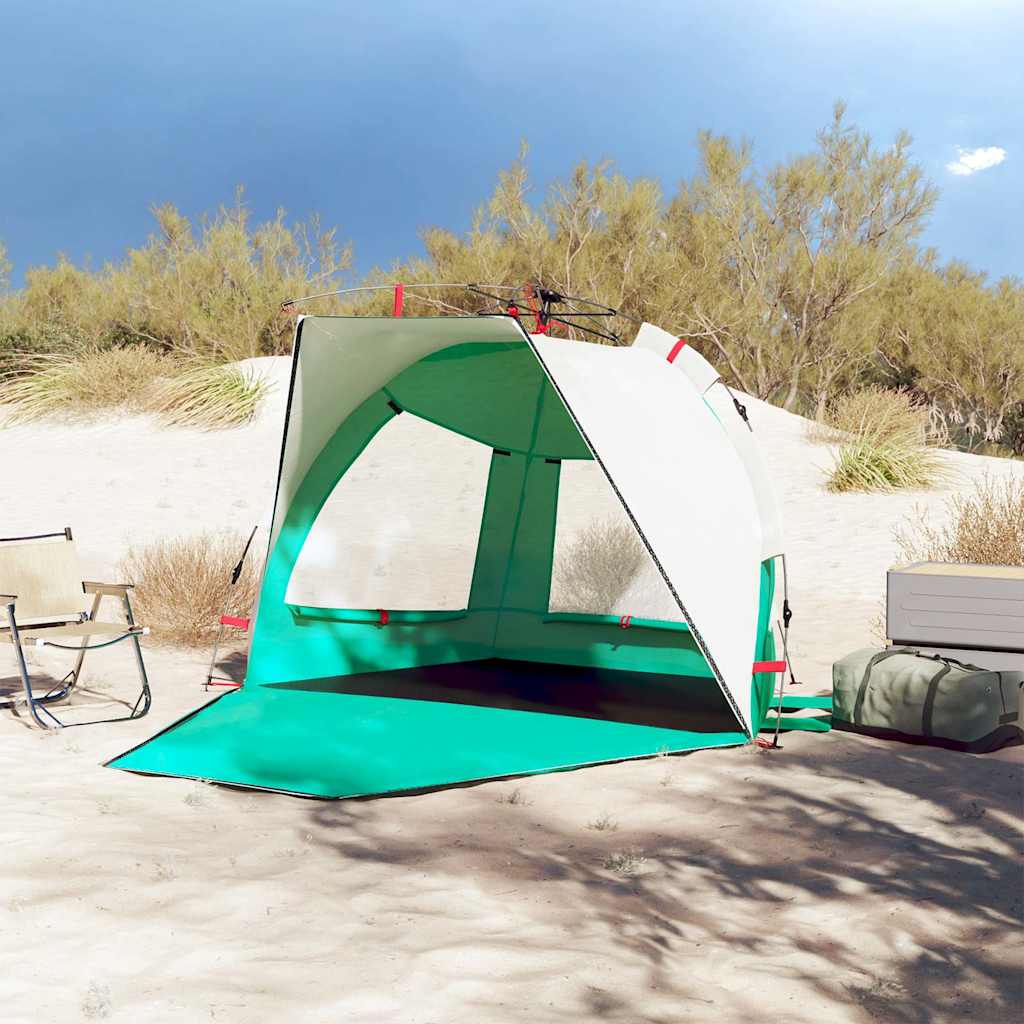 Beach Tent for 2 Persons Sea Green Quick Release Waterproof