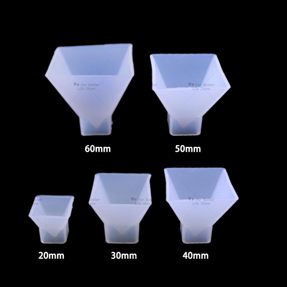 For Better Life 1Pc 3D Pyramid Silicone Mold DIY For Crystal UV Epoxy Cubic Triangular Cone Home Decoration Arts and Crafts