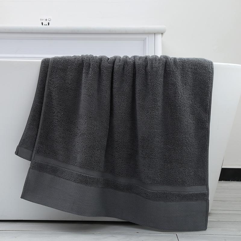 Platinum section hotel cotton bath towel plain color broken gear thickened adult tube top bath towel beach towel long-staple cotton
