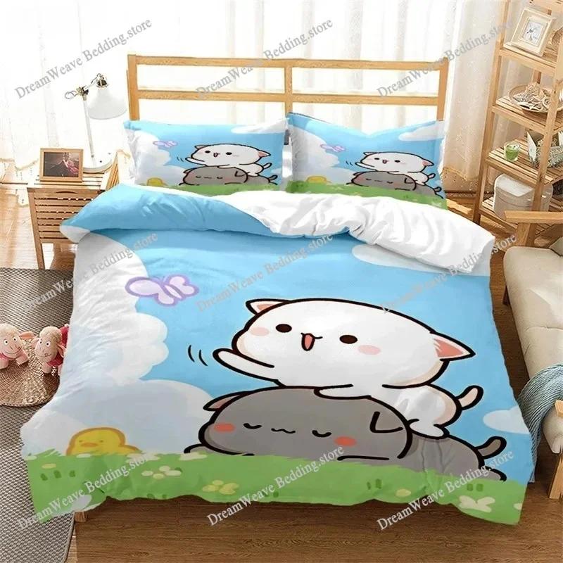 Home Textile Cartoons Bubu Dudu Cover Duvet Cover Pillow Case Boy Girl Polyester Bedding Set King Queen Twin Size Luxury Gift963