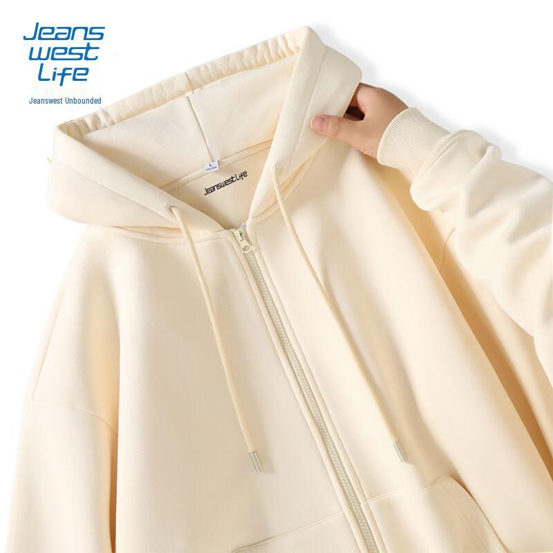 

JEANSWEST LIFE Men s Casual Hooded Zip Sweatshirt 5XL