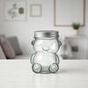 5x 80ml TEDDY TEDDY Glass Jar with Lid for HONEY, Jam, Spices Jar