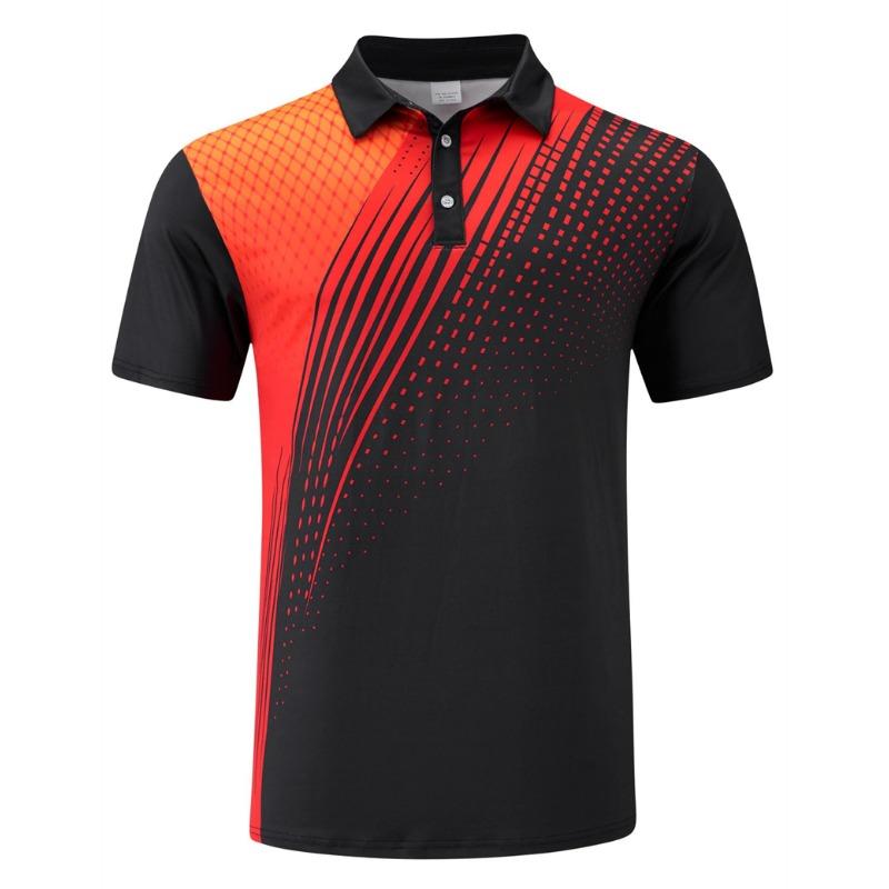 Men's Sports Style Polo Shirts 3D Print Golf Shirt Button Up Breathable Summer New Short Sleeve Men's Clothing Sport Streetwear