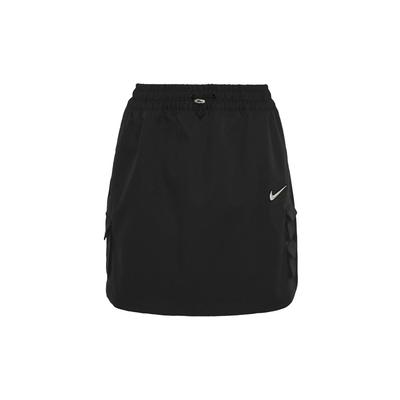 Sportswear Swoosh Solid Color Mid-Rise 3D Logo Pocket Woven Sports Casual Skirt Women Skirts Black CZ8907-010