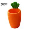 Office Supplies Desk Organizer 3D Printed Carrot Pen Holder, Cute Desktop for Pencils and Makeup Girls Brushes, Large Capacity Stationery Storage